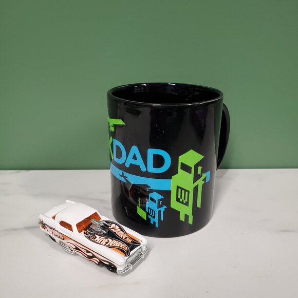Geek Dad mug! *Hot Wheel For Size!* - Picture 2 of 3